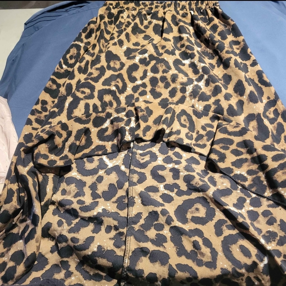 Leopard Print Skirt